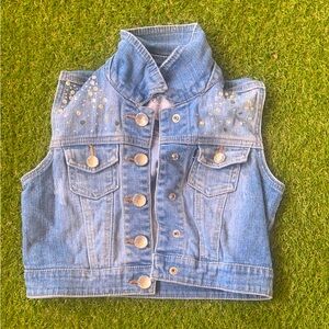 kids denim vest